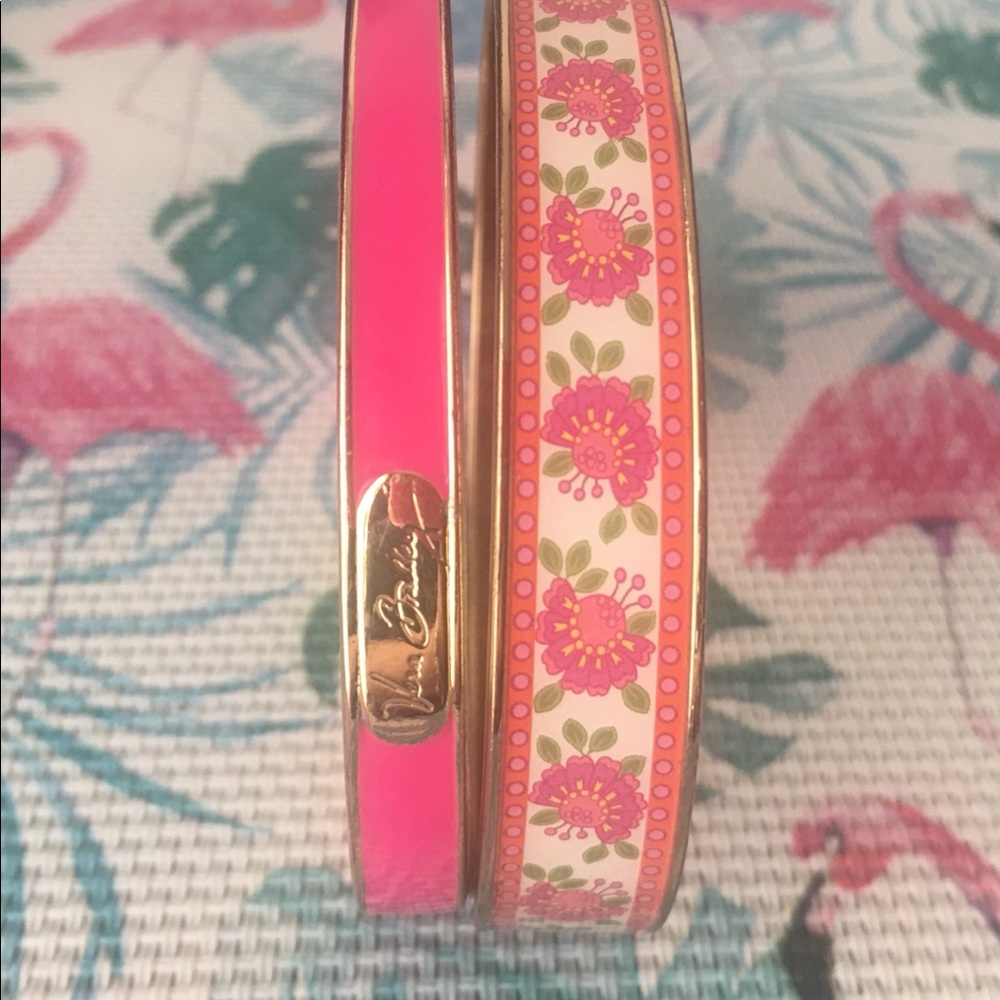 VTG Lot of 2 Pink Vera Bradley Vintage Bangle